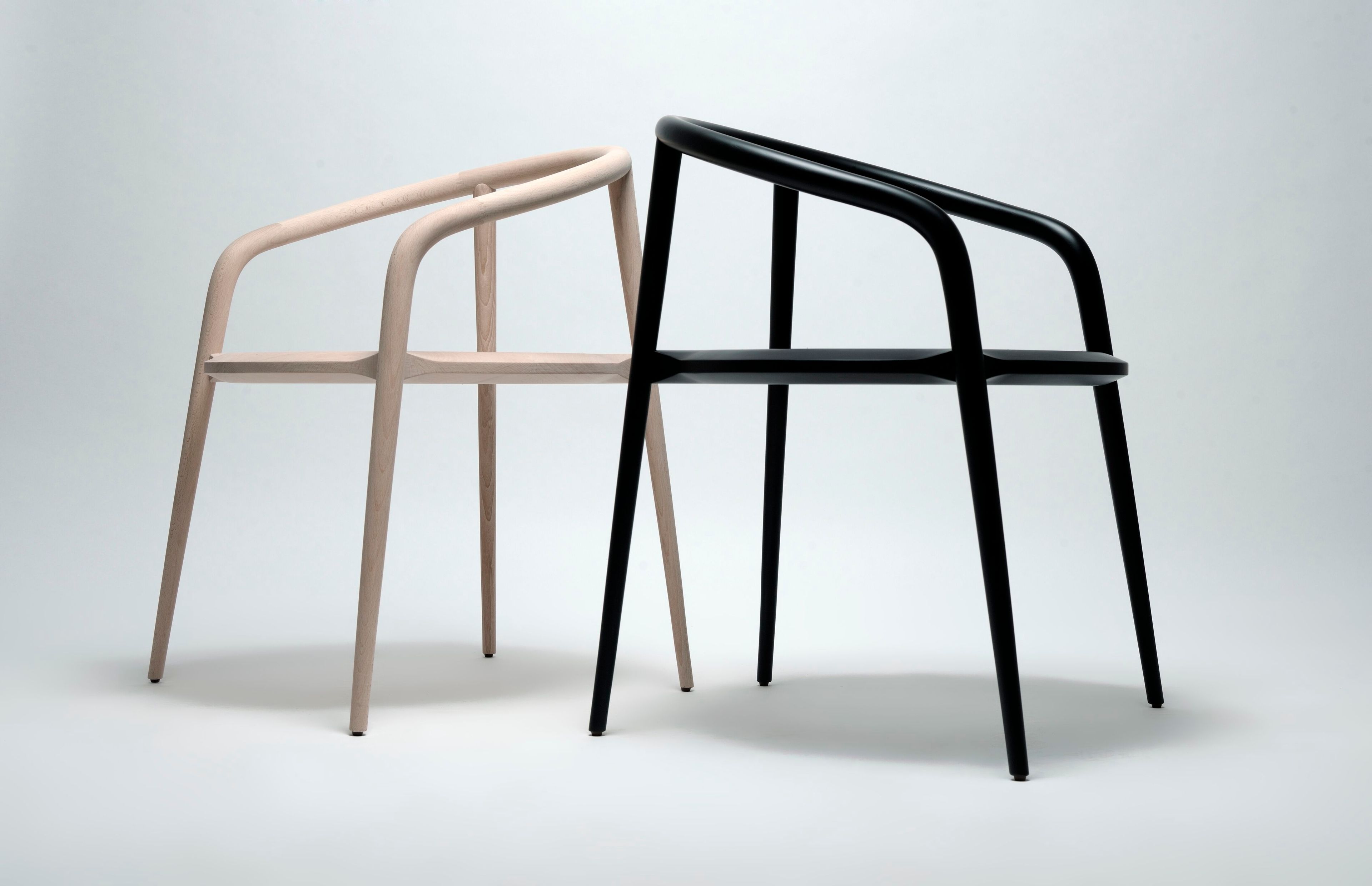 Стул из бука с подлокотниками Branca Lisboa ARANHA ARCH-00062003 - Вид №2