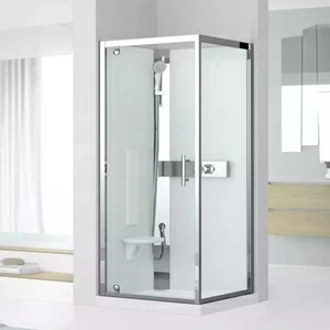 Novellini. Душевая кабина термостатическая 80x80 GF80 STANDARD с низким душевым поддоном GLAX 3