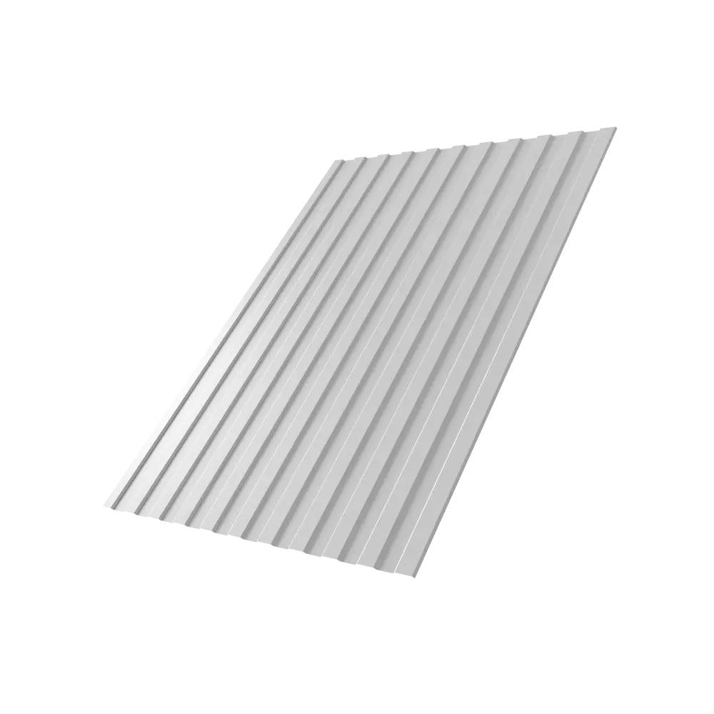 Профнастил С8 0.4 мм 1200x2000 мм RAL 9003 белый Santreyd STLM-2076472 - Вид №1