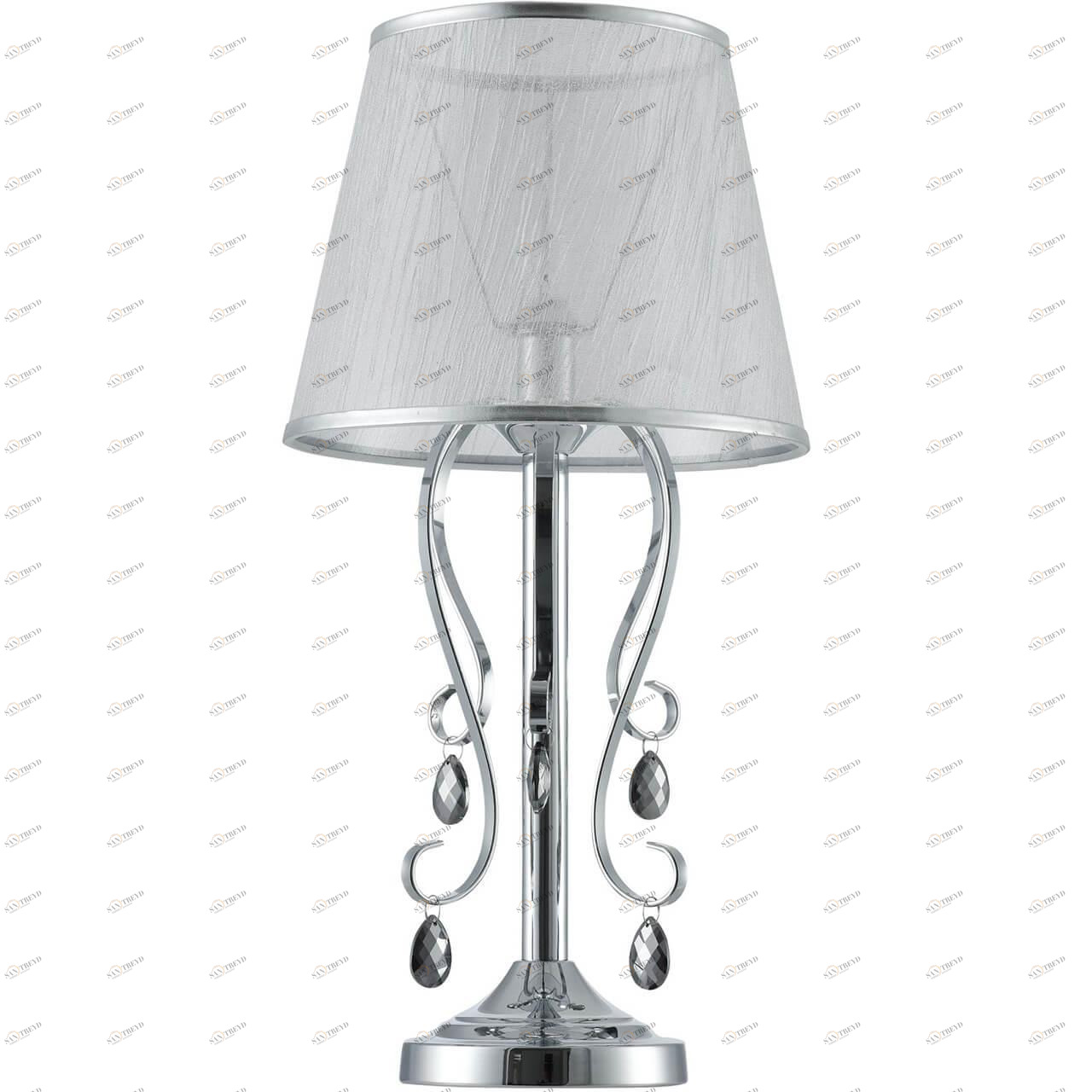 Настольная лампа Freya Simone FR2020-TL-01-CH FREYA ИНТЕРЬЕРНЫЕ 194977 Белый;серебро 