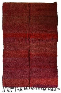 AFOLKI Прямоугольный шерстяной коврик с длинным ворсом Chichaoua Taa901be