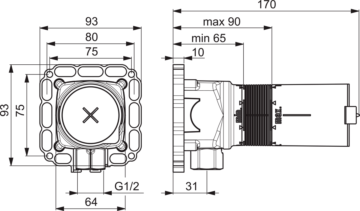 Oras 204220 Body for shower set 204220  - Вид №1