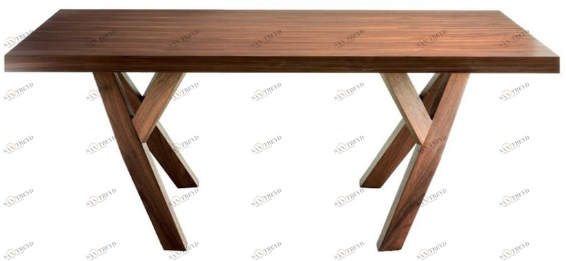 Angel Cerdá Прямоугольный деревянный обеденный стол Nature life 1030 Angel Cerda