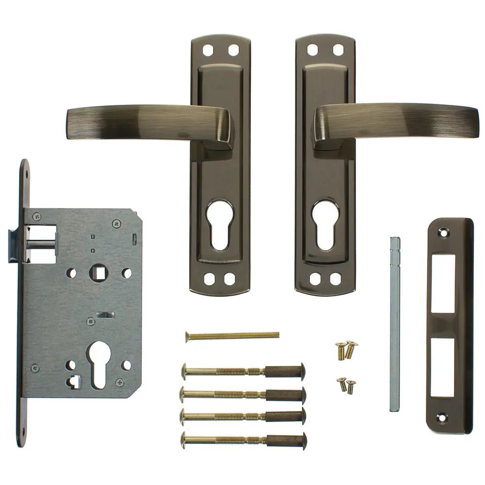 Врезной замок Apecs с ручками для входных и межкомнатных дверей 13339070 STLM-0003033 - Вид №1