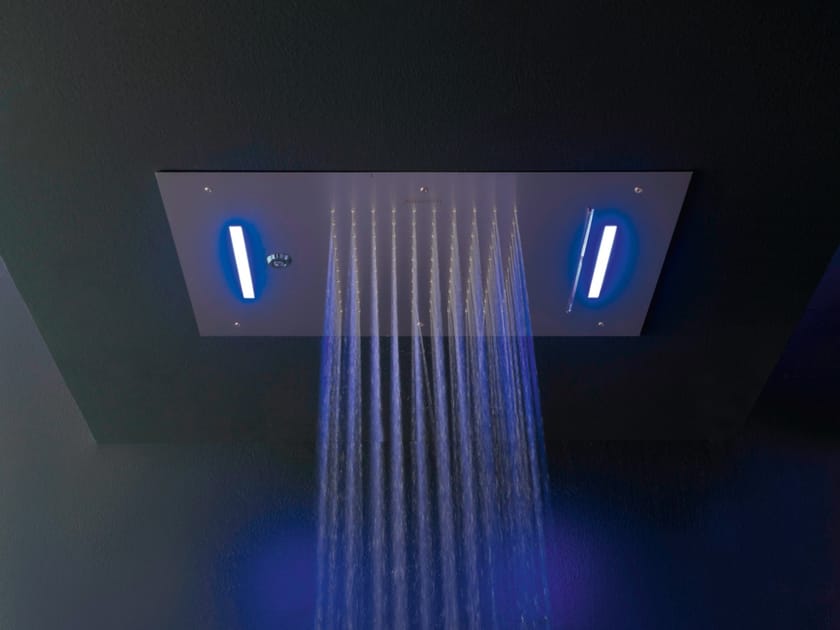 Потолочная душевая головка из нержавеющей стали с хромотерапией Rubinetterie Treemme Showers Inox ARCH-00129753