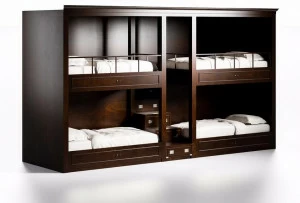 Caroti Блок двухъярусной кровати с лестницей Via montenapoleone 557