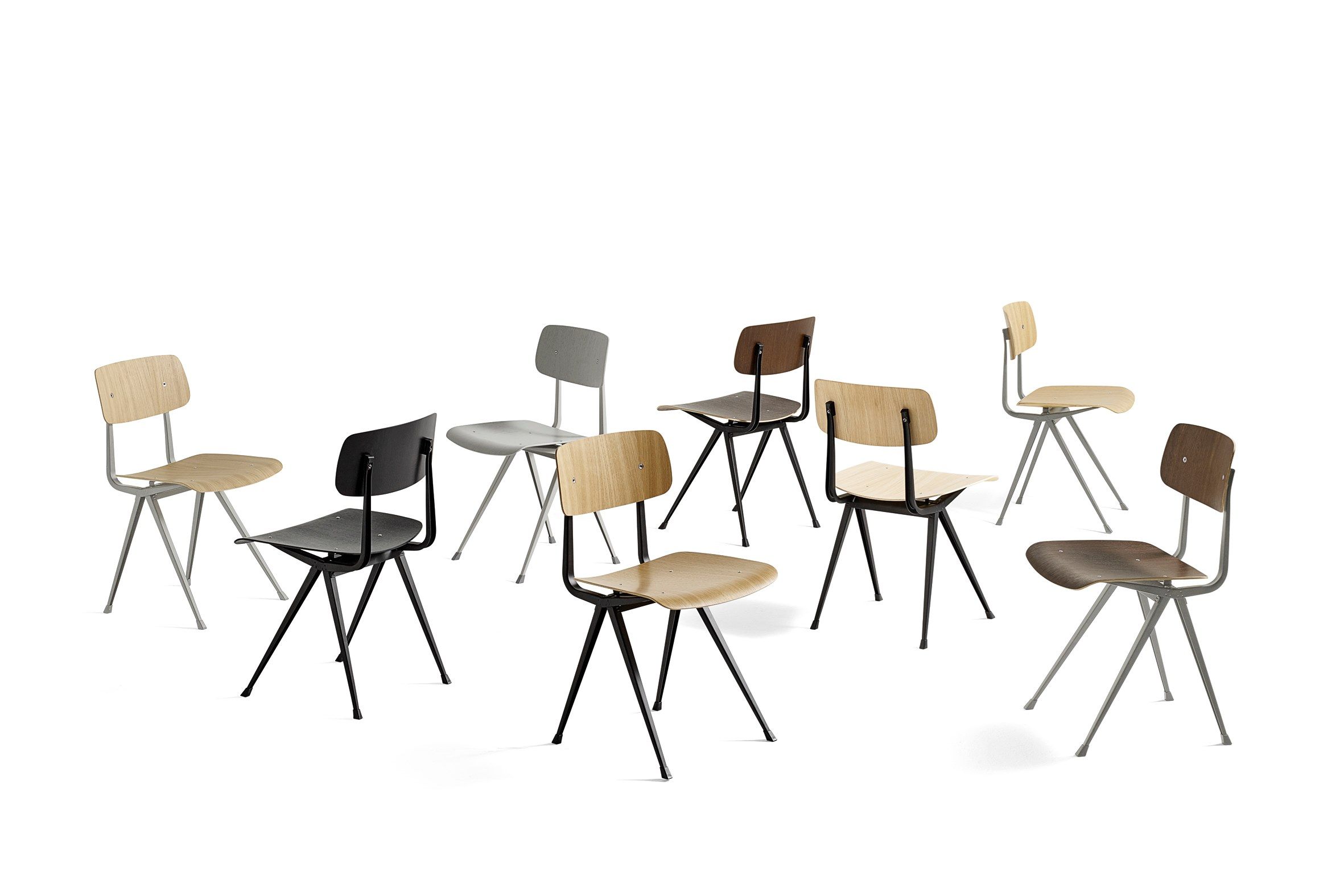 Стул из стали и дерева Hay RESULT ARCH-00144757 - Вид №10