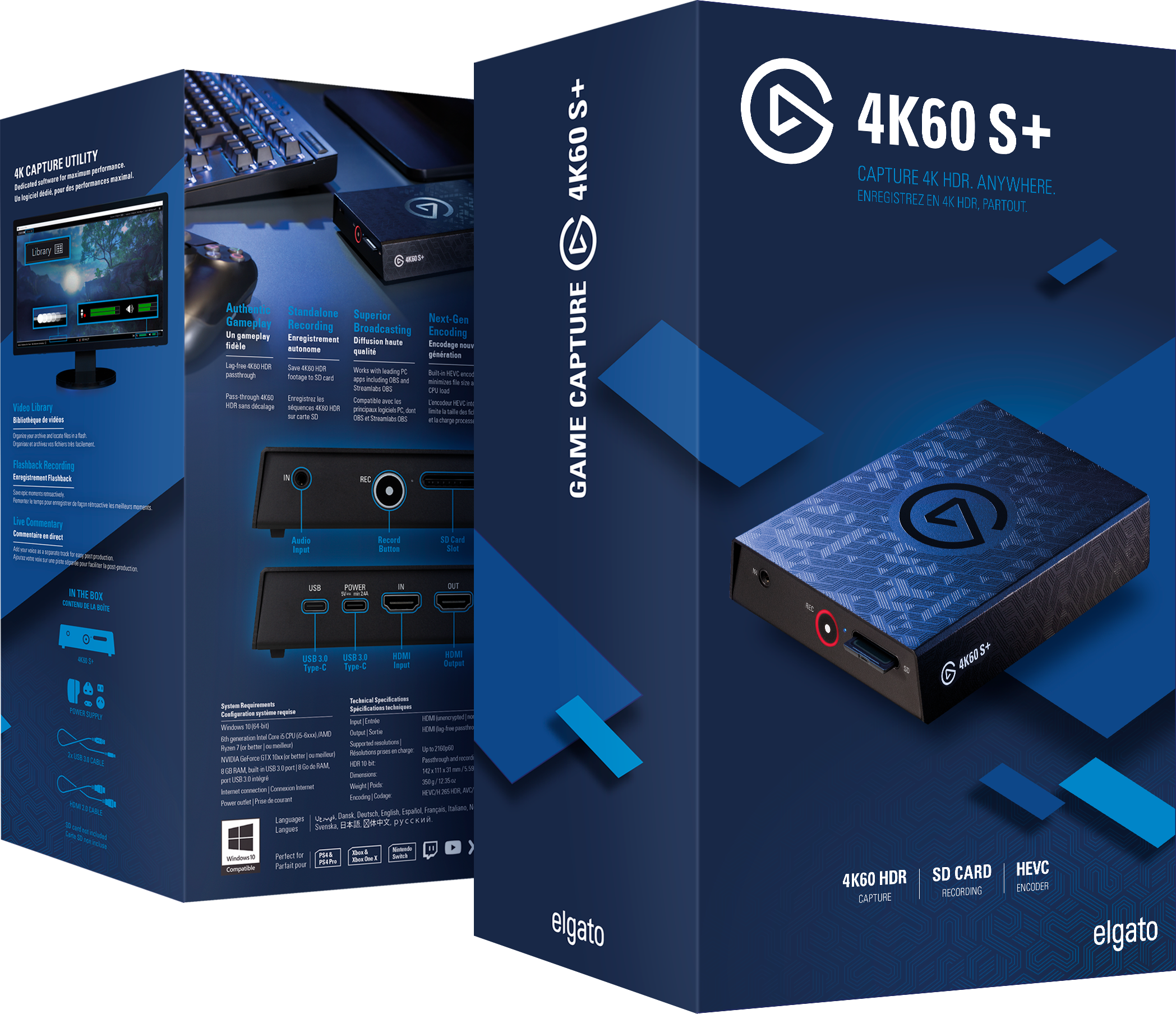 10GAP9901 Устройство захвата видео game capture 4k60 s+ Elgato Santreyd  - Вид №9