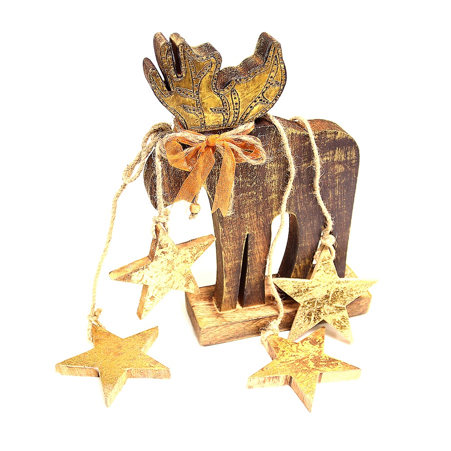 en_ny0025 Фигурка декоративная raindeer, 29х19х6 см EnjoyMe  - Вид №3