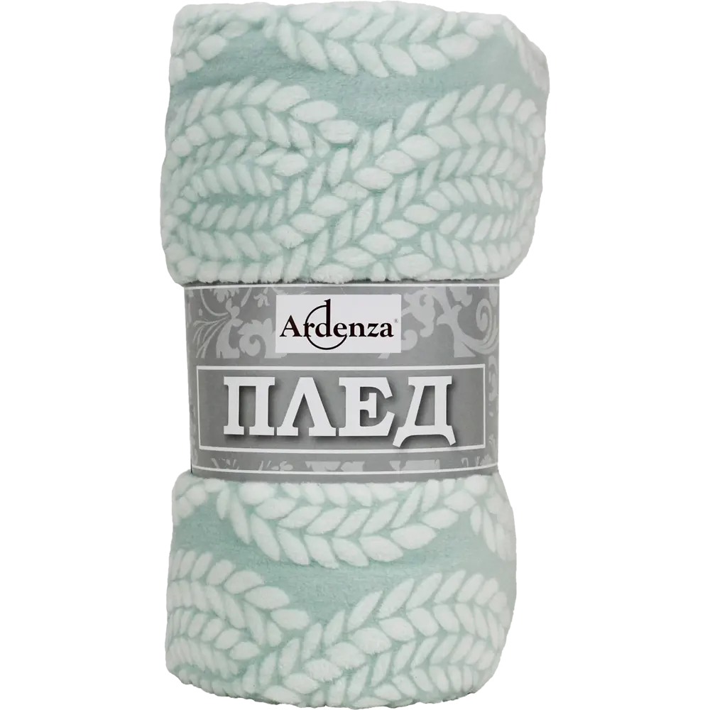 Плед «Лиана» 140х200 см микрофибра цвет зелёный 82564632 STLM-2113566 Santreyd