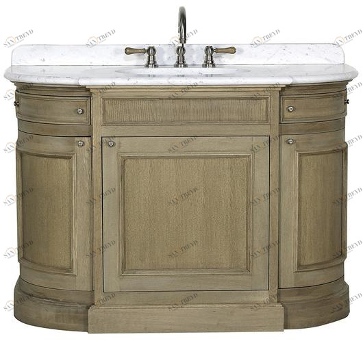 rvb Мебель для умывальника дубовая одинарная с дверцами Flamant butler Fl0100600020