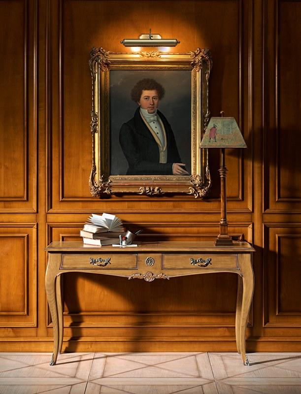 Prestige Прямоугольный консольный стол из вишневого дерева с ящиками Capricci Cvb011 - Вид №1