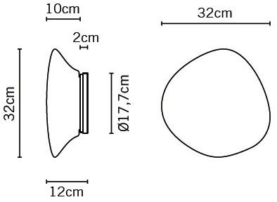 Fabbian Настенный светильник из стекла Lumi mycena sun-id-1375095 - Вид №3