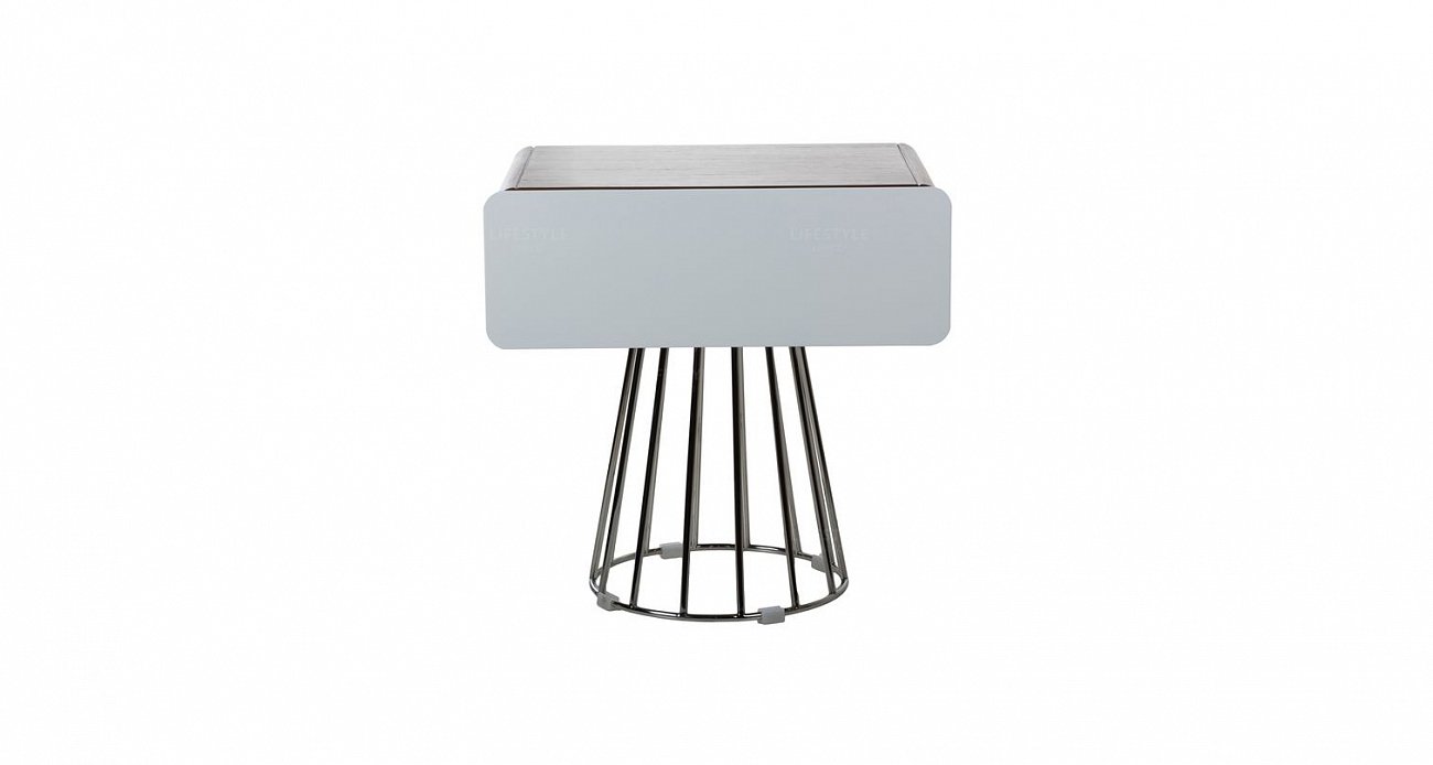 Тумбочка прикроватная белая Gallio UNICO  249552 Белый  - Вид №2