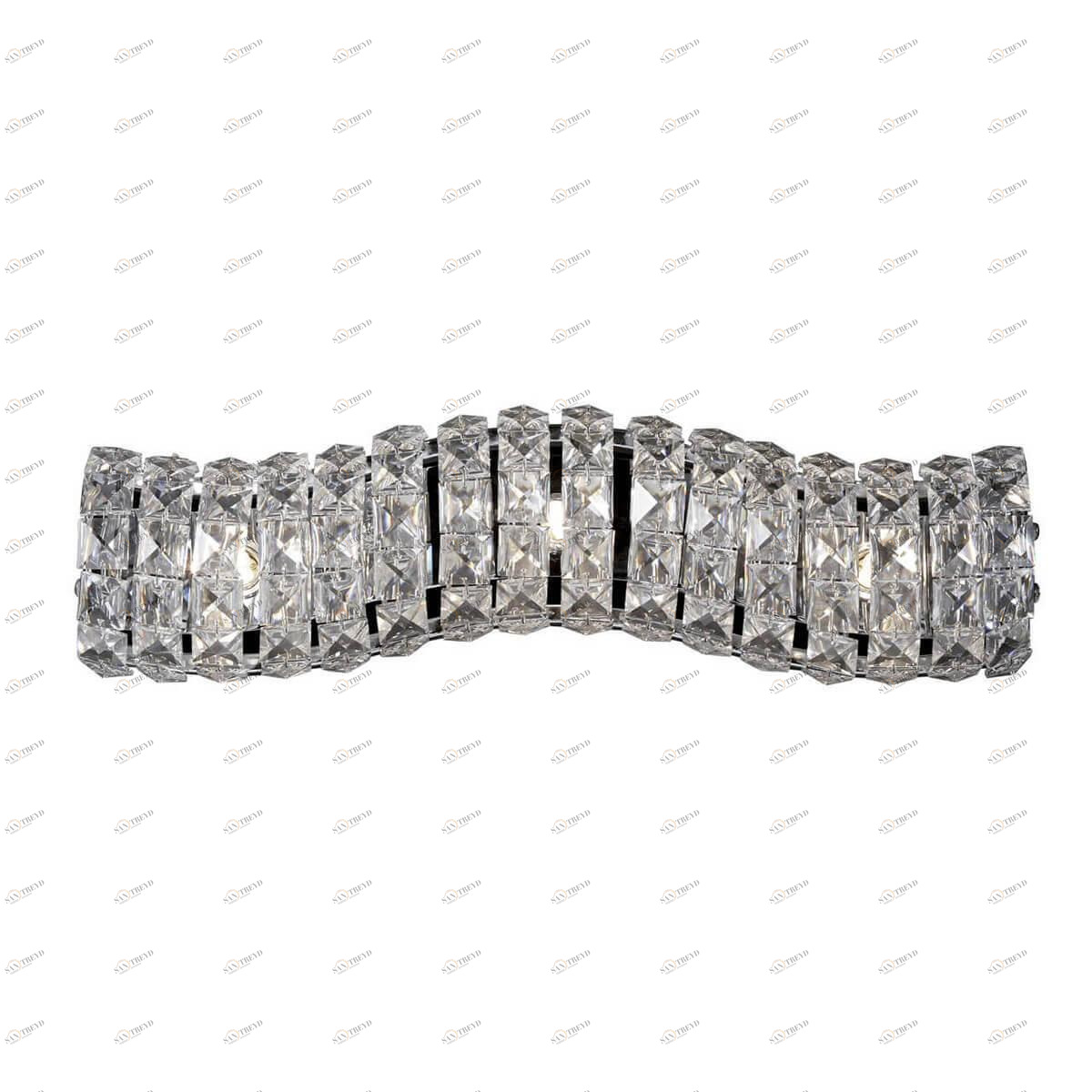 Настенный светильник хром 45 см Lightstar Onda 741634 LIGHTSTAR ONDA 00-3890715 Прозрачный;хром