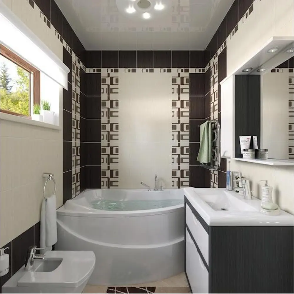 Плитка настенная Golden Tile «Вельвет» 25х33 см 1.65 м2 цвет бежевый 12827136 STLM-2107717 - Вид №5