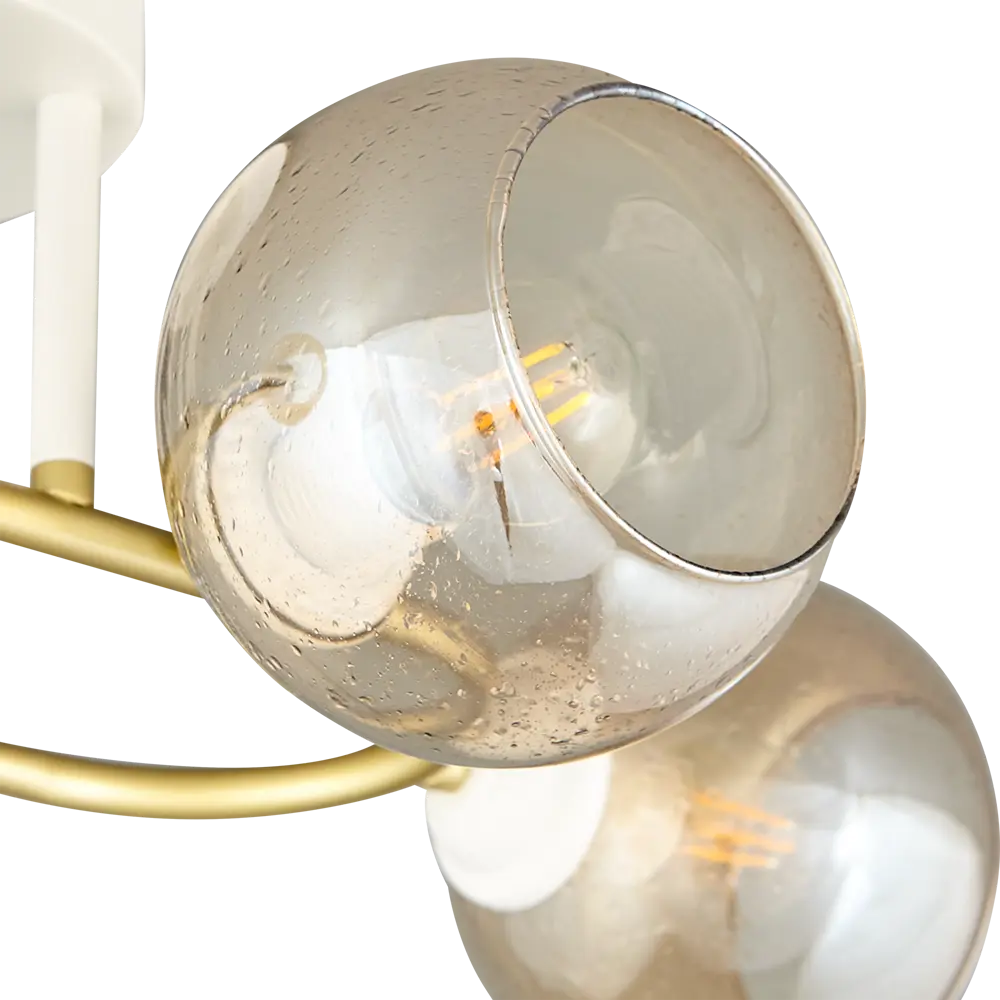Люстра потолочная Jlight Jerome 3153/4C 4 лампы цвет белый и матовое золото 85233264 STLM-2078493  - Вид №5