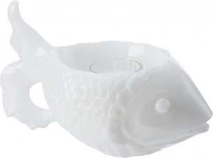 10564896 Point a la ligne Свеча 16см "Рыба" (белая) Воск