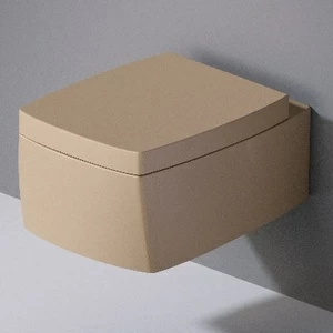 S521131 Подвесной унитаз настенный Бежевый A. e T. Italia SQUARE Италия