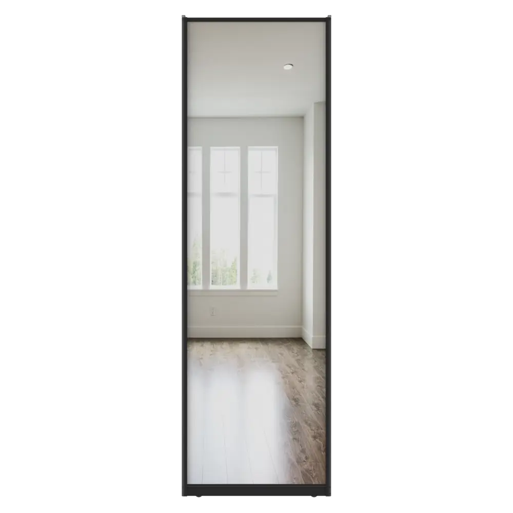Дверь-купе KONSENSA 225.5x70.4 см с зеркалом профиль черный 89444112 STLM-2020388  - Вид №1