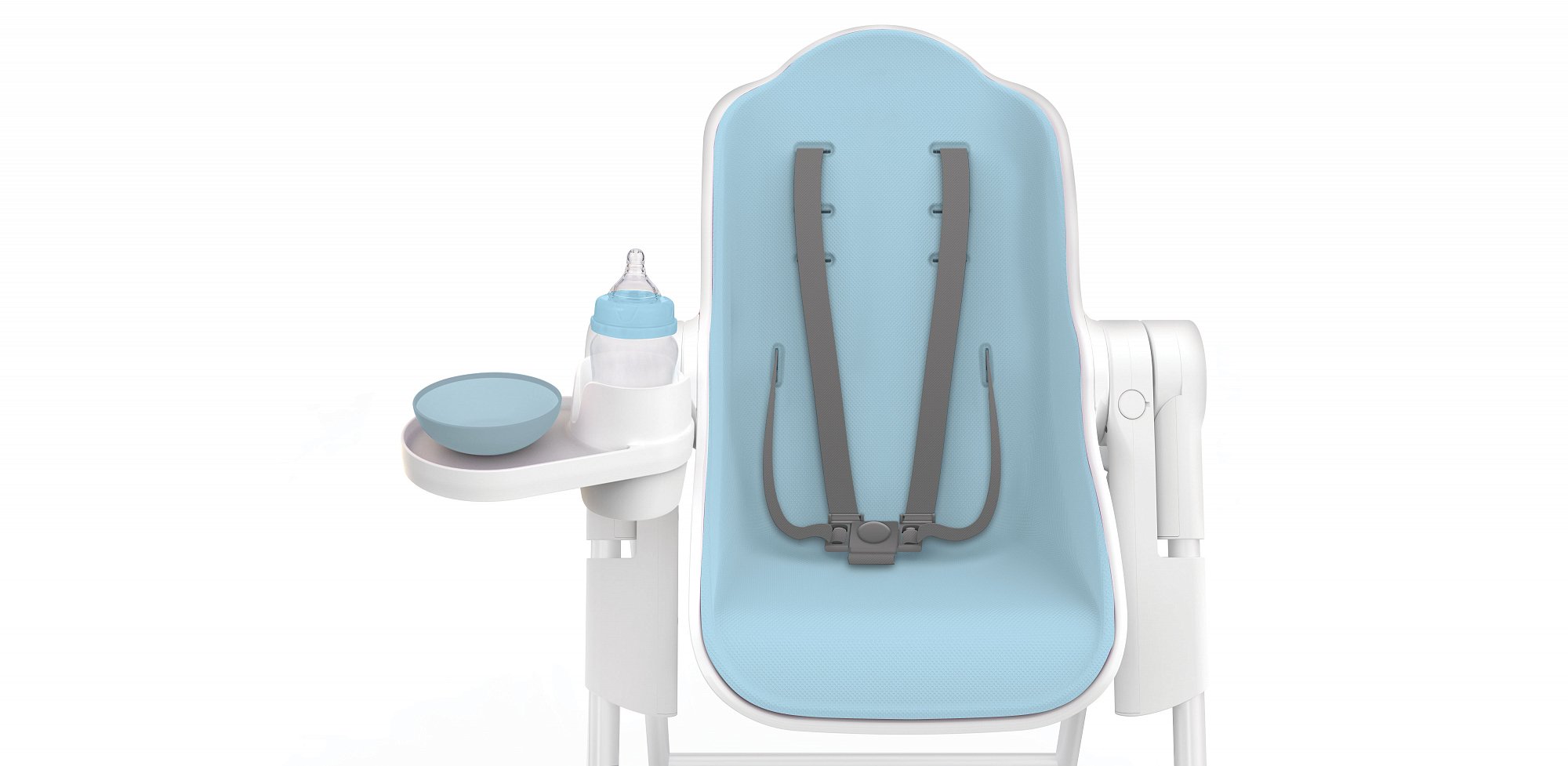 Стульчик для кормления Cocoon зефир голубая малина ORIBEL  322522 Голубой Santreyd  - Вид №7