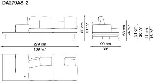 B&B Italia 3-х местный тканевый диван Dock sun-id-1376507 - Вид №138