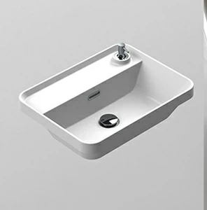 Sonia Раковина со встроенным дозатором накладная/подвесная 50 Sinks MX6 белая