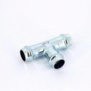 Тройник пресс оцинкованная сталь 18 IBP