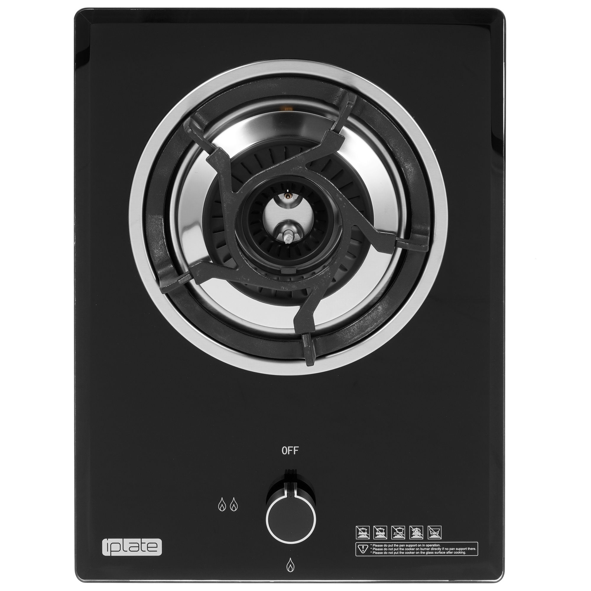 5055045 Газовая плитка IPLATE IGH-140c черный STDN-0085315