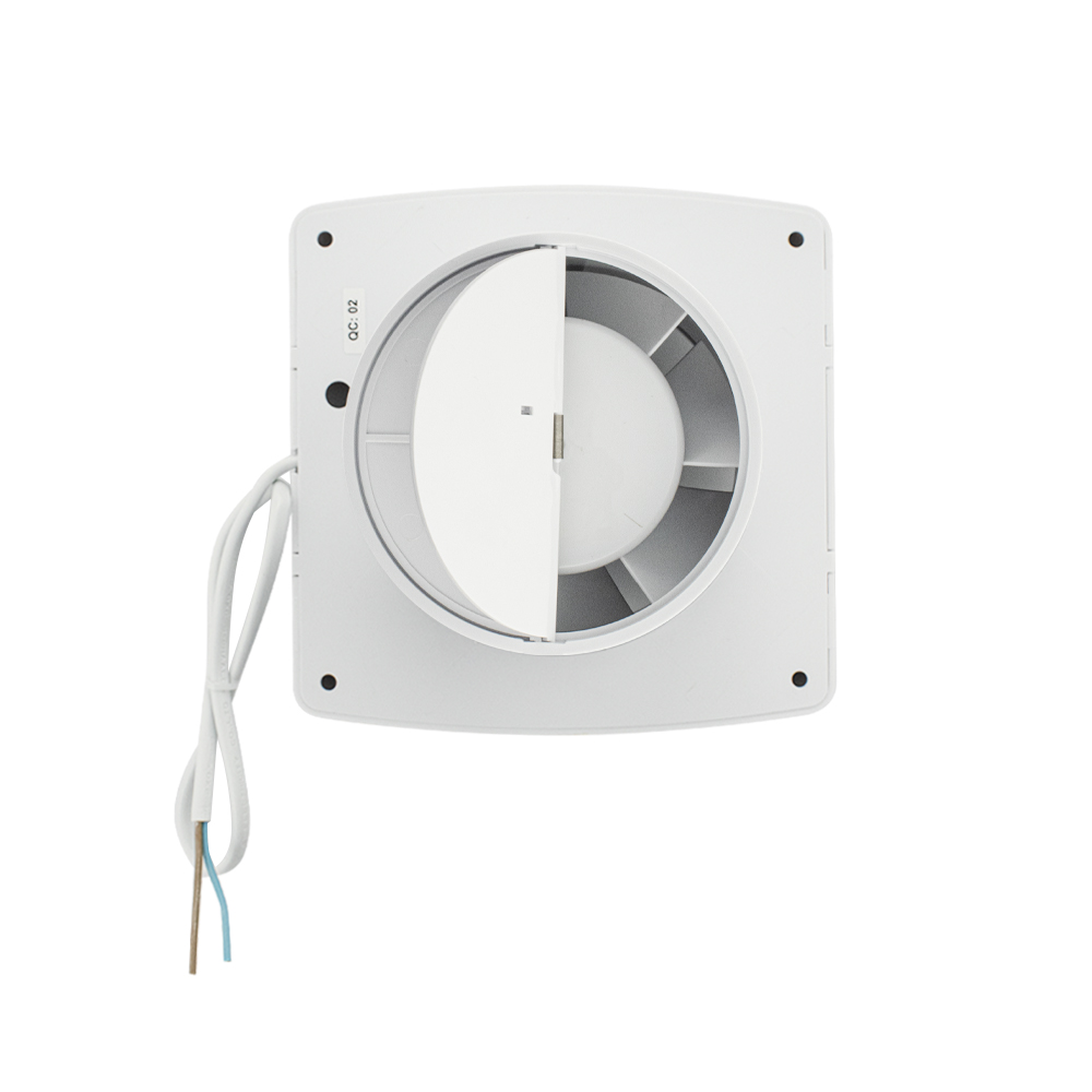 GFmark - Вытяжной вентилятор белый, ЗАКРЫТЫЙ, пластик АБС, d = 100 мм, с обратным клапаном и москитной сеткой, код: 5004  - Вид №6