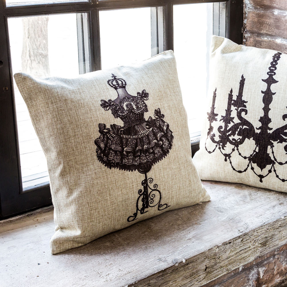 2718864 Интерьерная подушка «Старинная гравюра», версия 24 Object Desire  - Вид №5