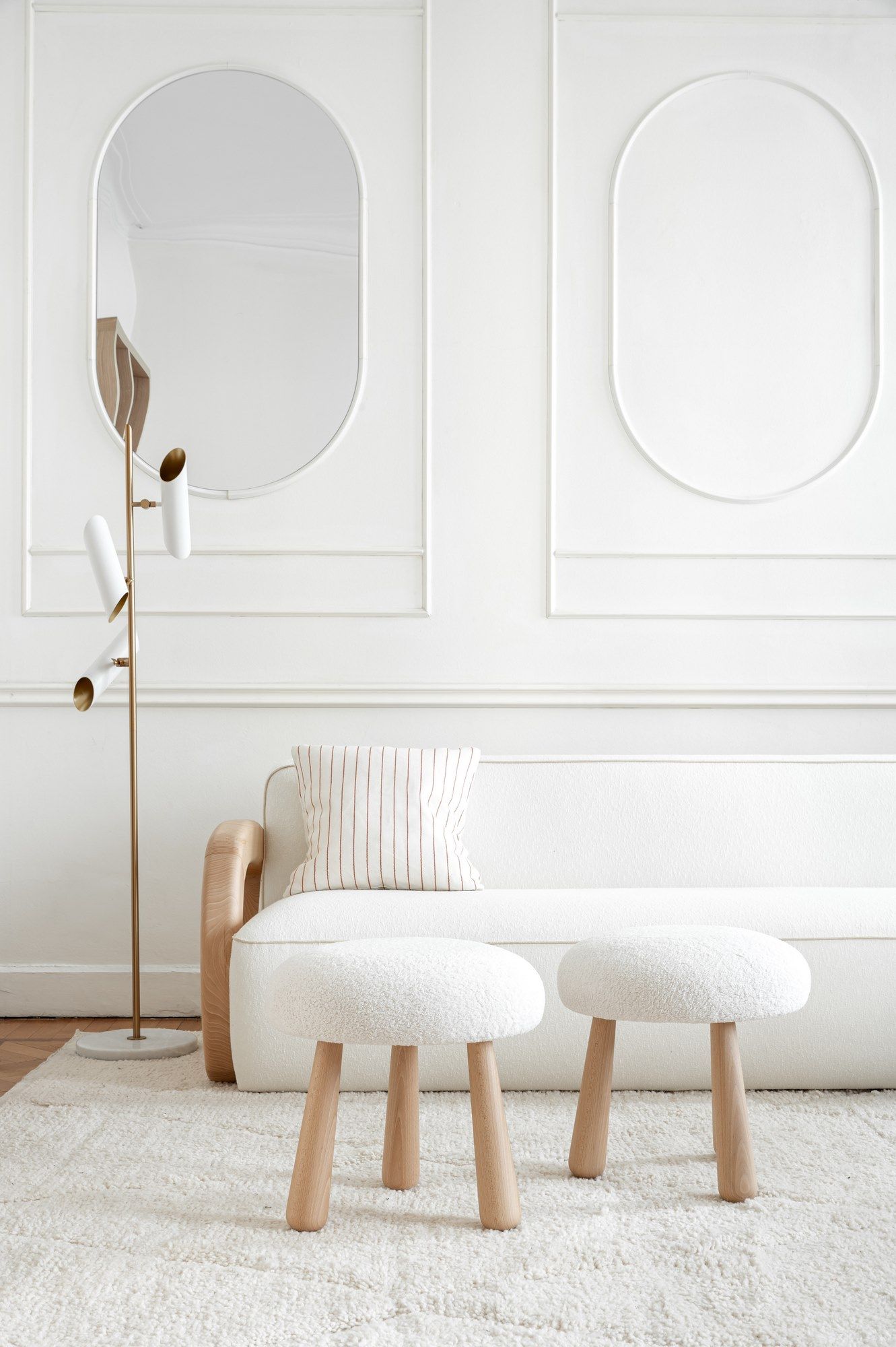 Низкая ткань мягкий стул DOM EDIZIONI коллекция Riviera ARCH-00062226 - Вид №1