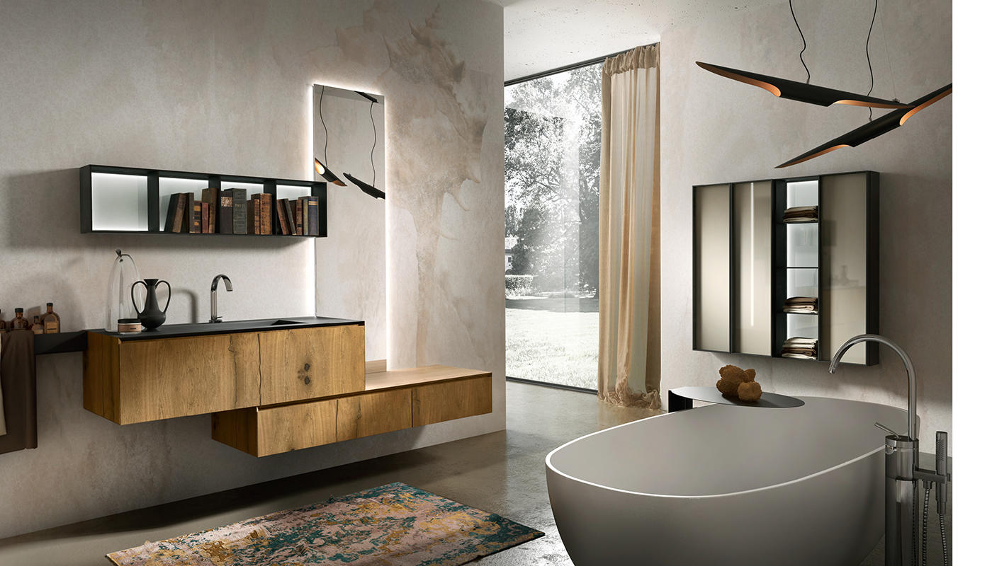 ED-ST29 Edone Встраиваемая раковина Venere ВСТРОЕННЫЙ БАК Интегрированная верхняя часть ванны Venere с отделкой Laminam  - Вид №4