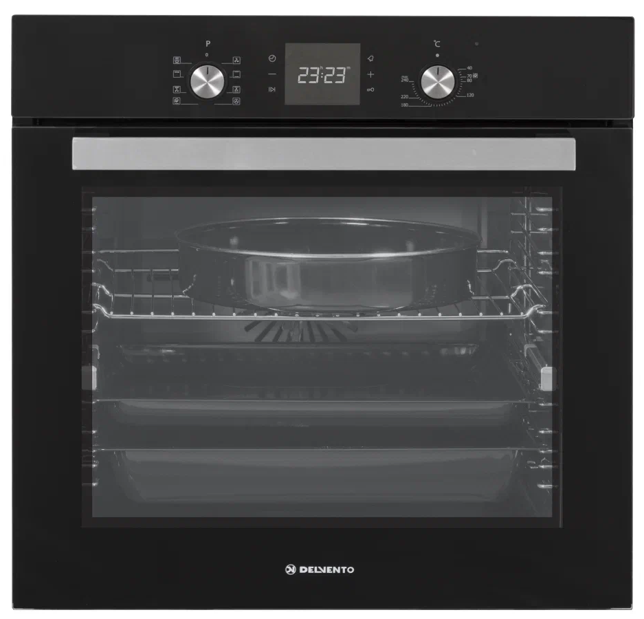 9057809 Электрический духовой шкаф Delvento V6ES68117 черный STDN-0113877