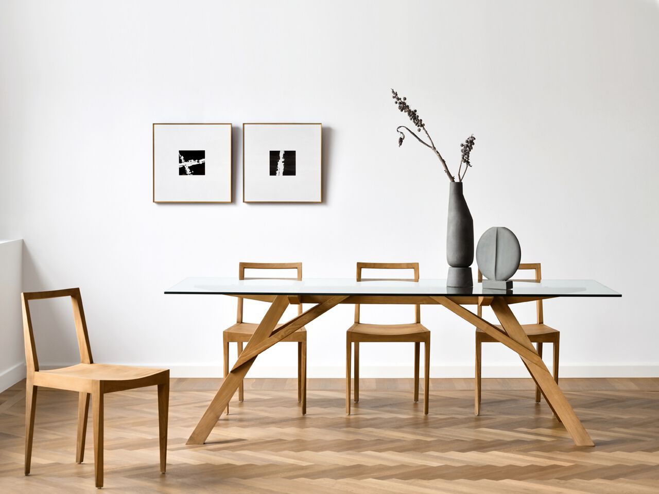 Стул из массива дерева с открытой спинкой Air Division ARCH-00090905 - Вид №3