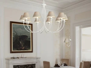 Gibas Люстра из стали и ткани Rocco 923/10 - 923/5