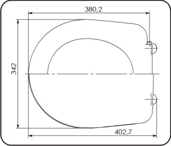 1687 Крышка сиденье для унитаза УКЛАД  - Вид №1