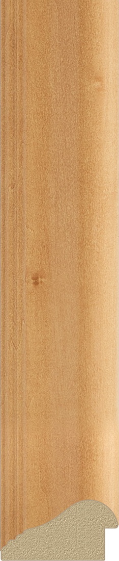 BY 1213 Зеркало с фацетом в багетной раме - сосна 62 mm EVOFORM Exclusive - Вид №2