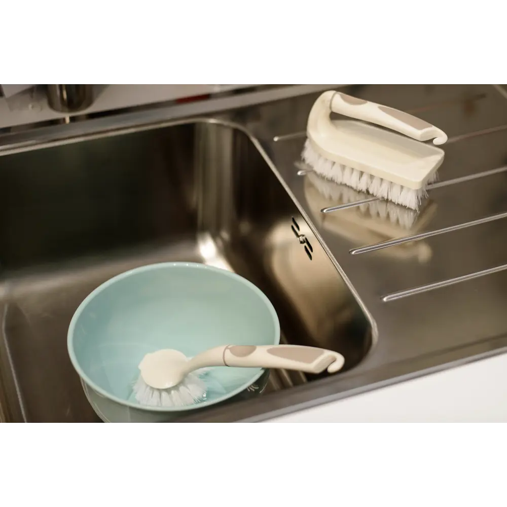 Щетка для посуды Spin&Clean Ballet цвет бежевый STLM-2057229 - Вид №2