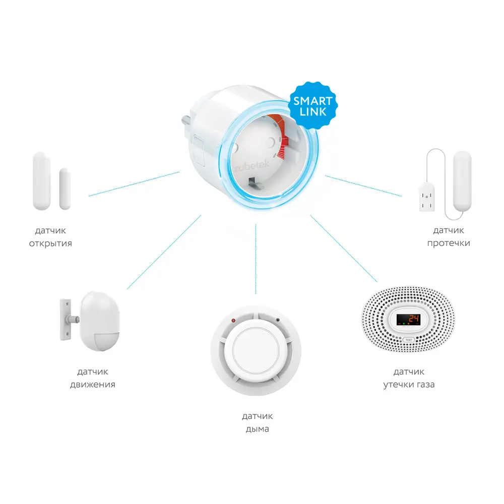 Умная розетка Wi Fi Rubetek STLM-2101421 - Вид №5