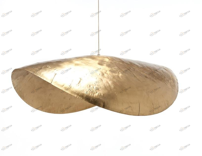 Gervasoni Подвесной светильник из латуни Brass/silver sun-id-1428114