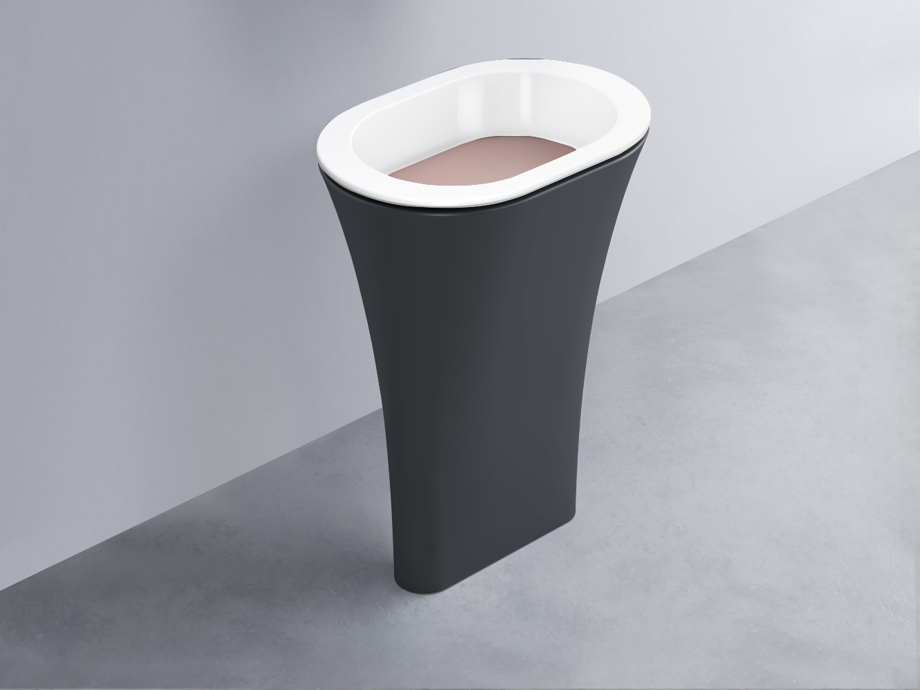 AMLA65-BL+AMPILO-CP+AMCOLO-BA Раковина Amedeo Ovale отдельностоящая cielo Enjoy + Amedeo Ceramica Cielo