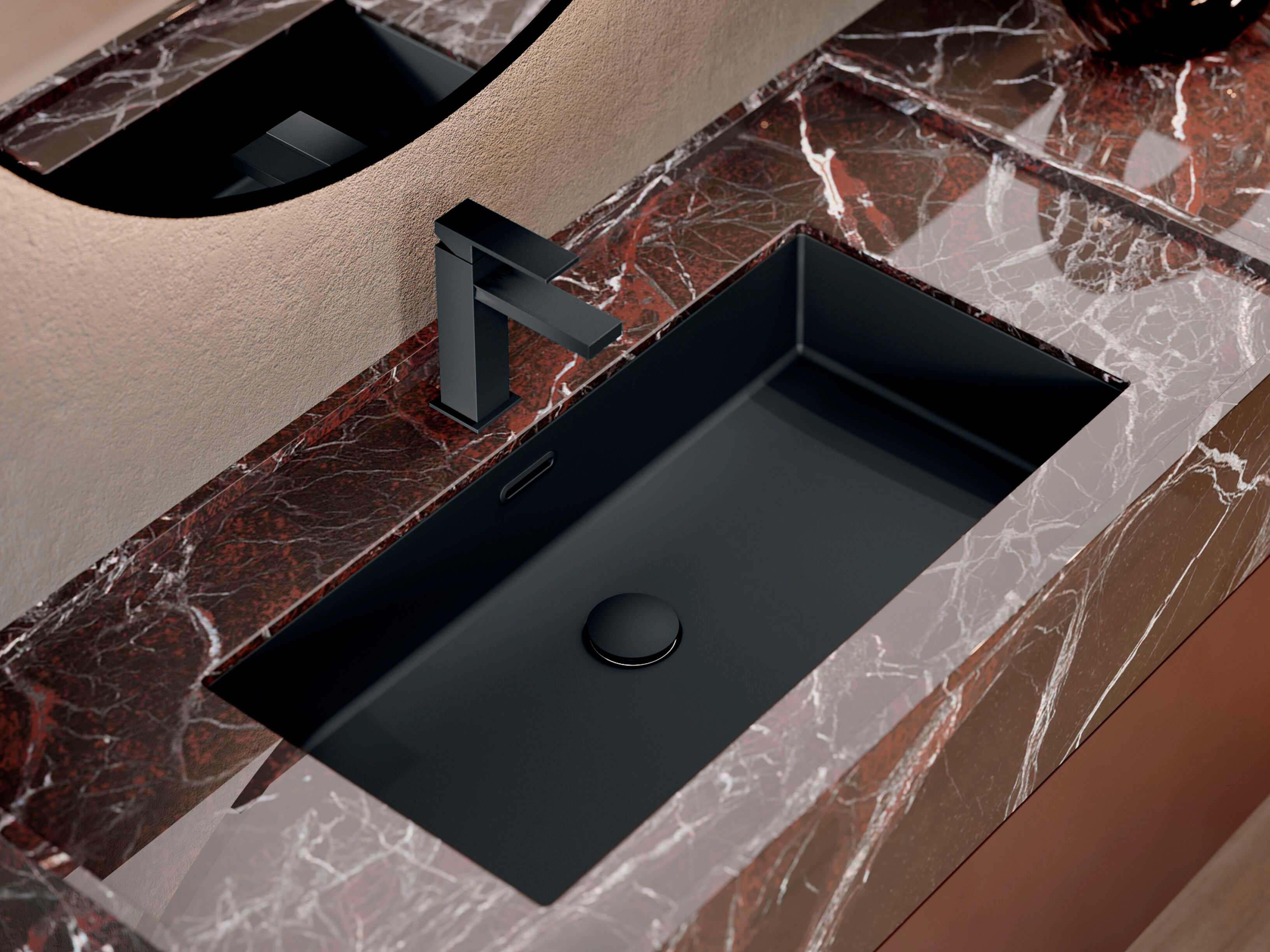 Встраиваемый прямоугольный умывальник Duratek Elleci Bath ARCH-00088814