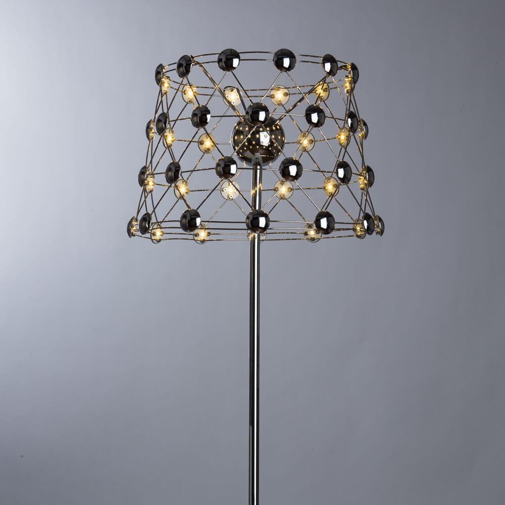 Торшер светодиодный 163х45 см хром Cristallino 1609/02 PN-48 DIVINARE НЕОБЫЧНЫЕ 00-3889461 Хром  - Вид №2