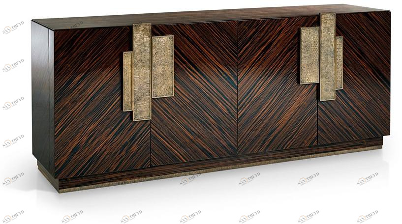 Sicis Комод из черного дерева с распашными дверцами Dalton sun-id-1451527