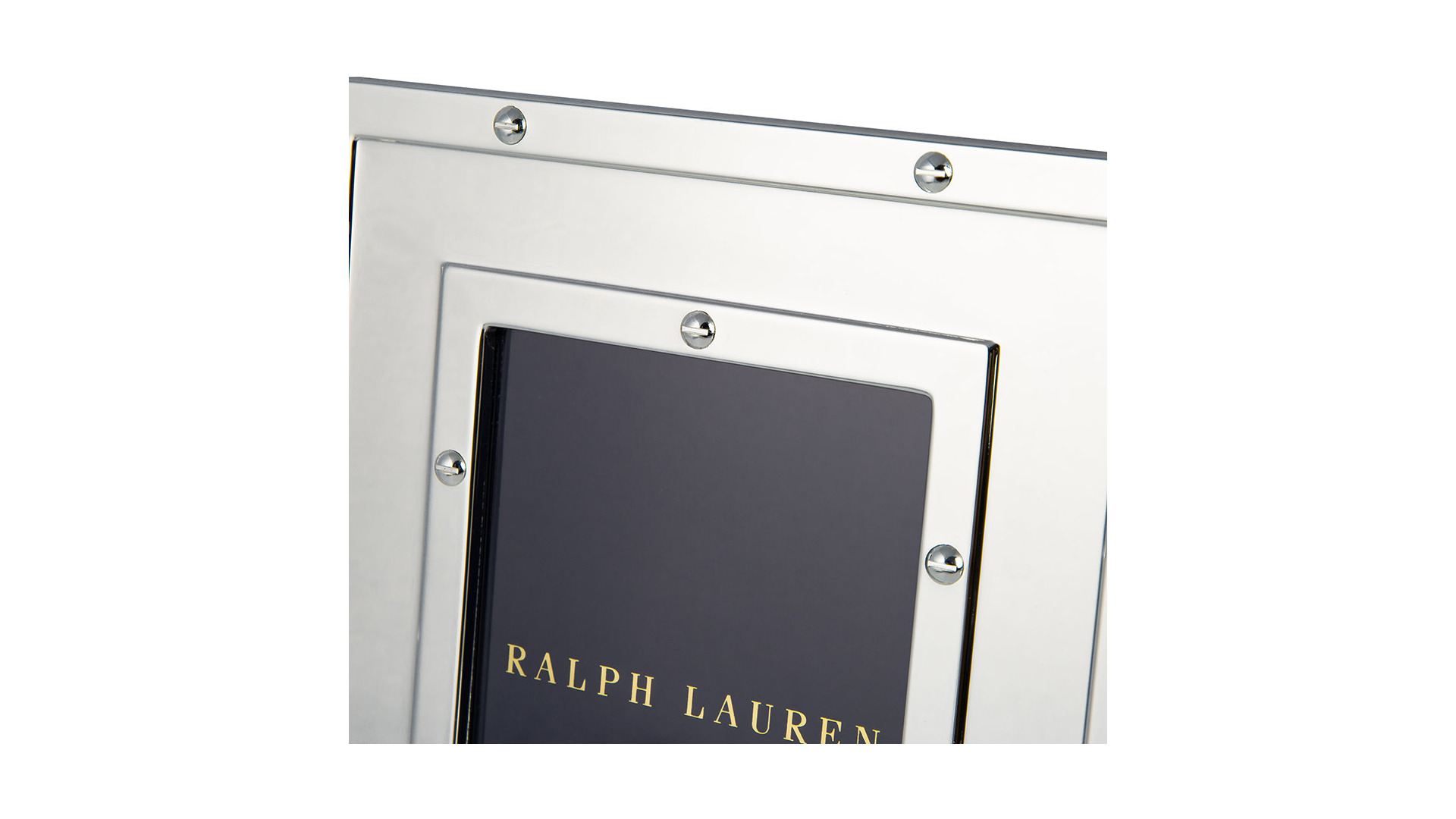 10652171 Ralph Lauren Home Рамка для фото Ralph Lauren Home "Бликер" 13x18см (посеребрение) Латунь  - Вид №1