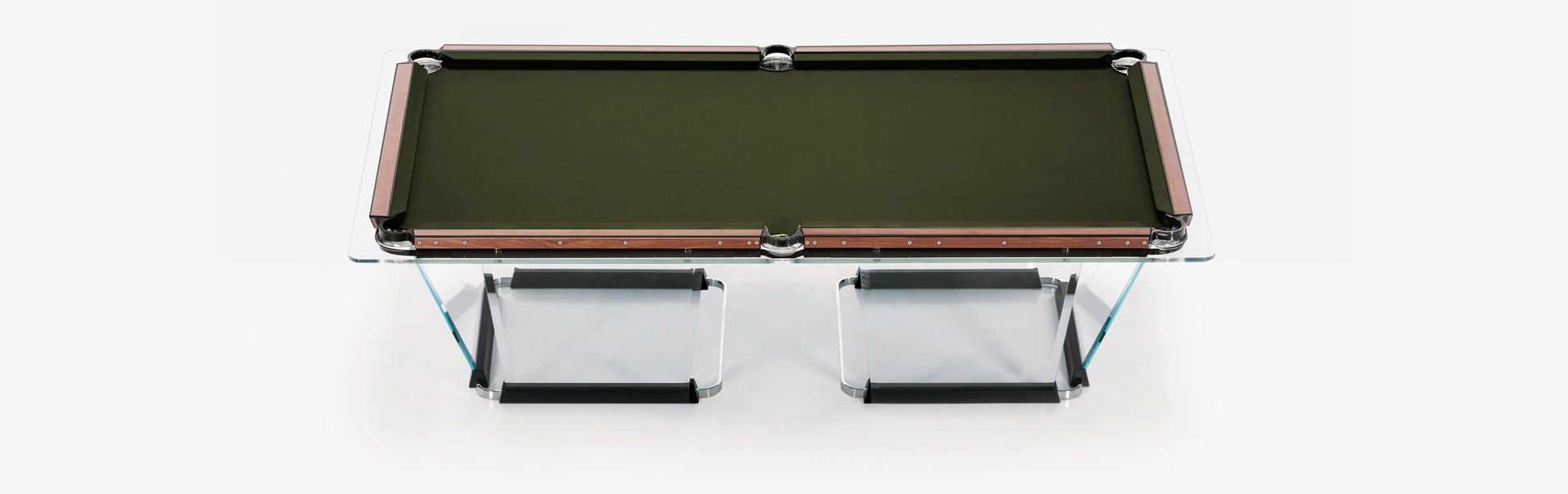 Бильярдный стол из закаленного стекла с грецкими орехами Teckell T1.3 ARCH-00109158 - Вид №12