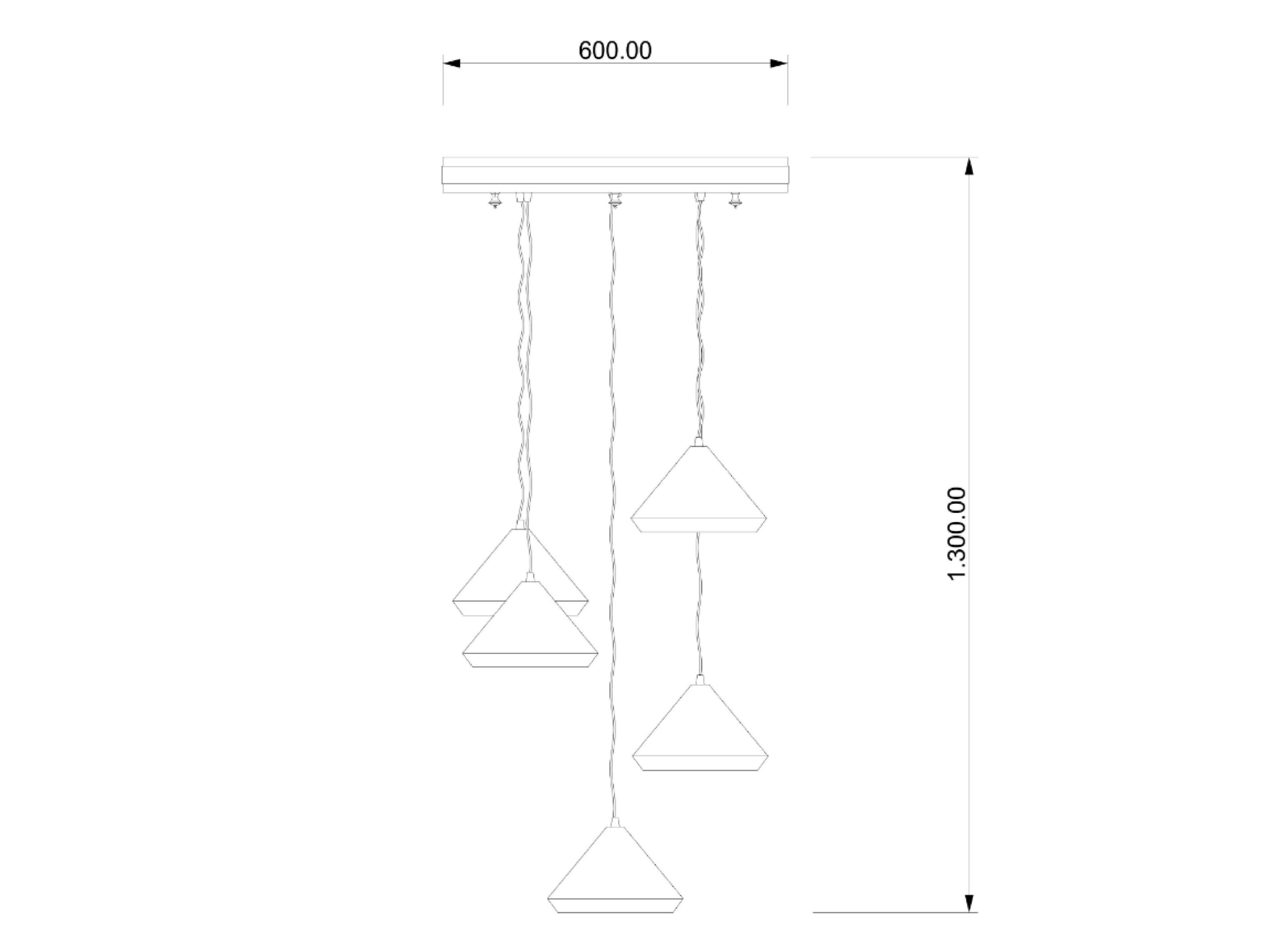 Металлический светодиодный подвесной светильник Lampex Italiana ARYA ARCH-00000572 - Вид №1