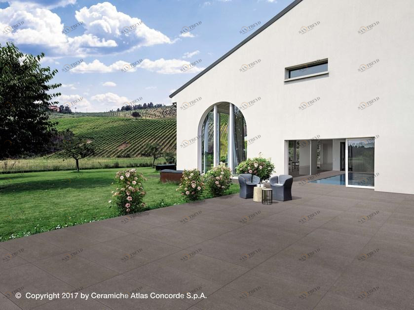 Atlas Concorde Пол для улицы из керамогранита с эффектом бетона Kone sun-id-1349668