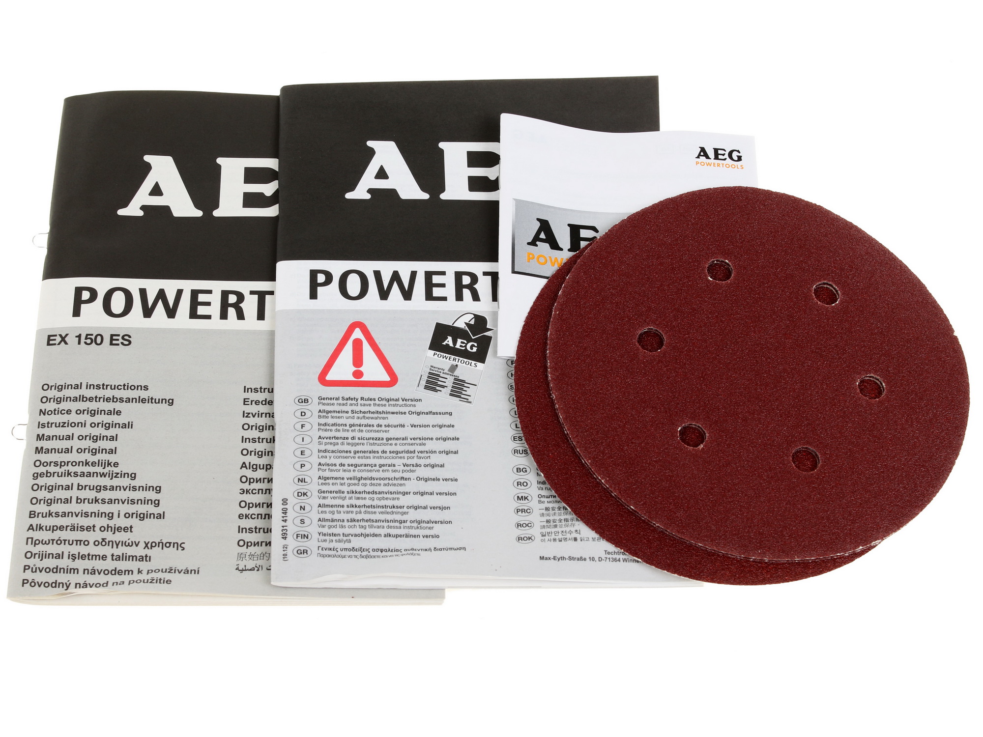 Эксцентриковая шлифмашинка AEG EX 150 ES 1064677 STDN-0148572 - Вид №6